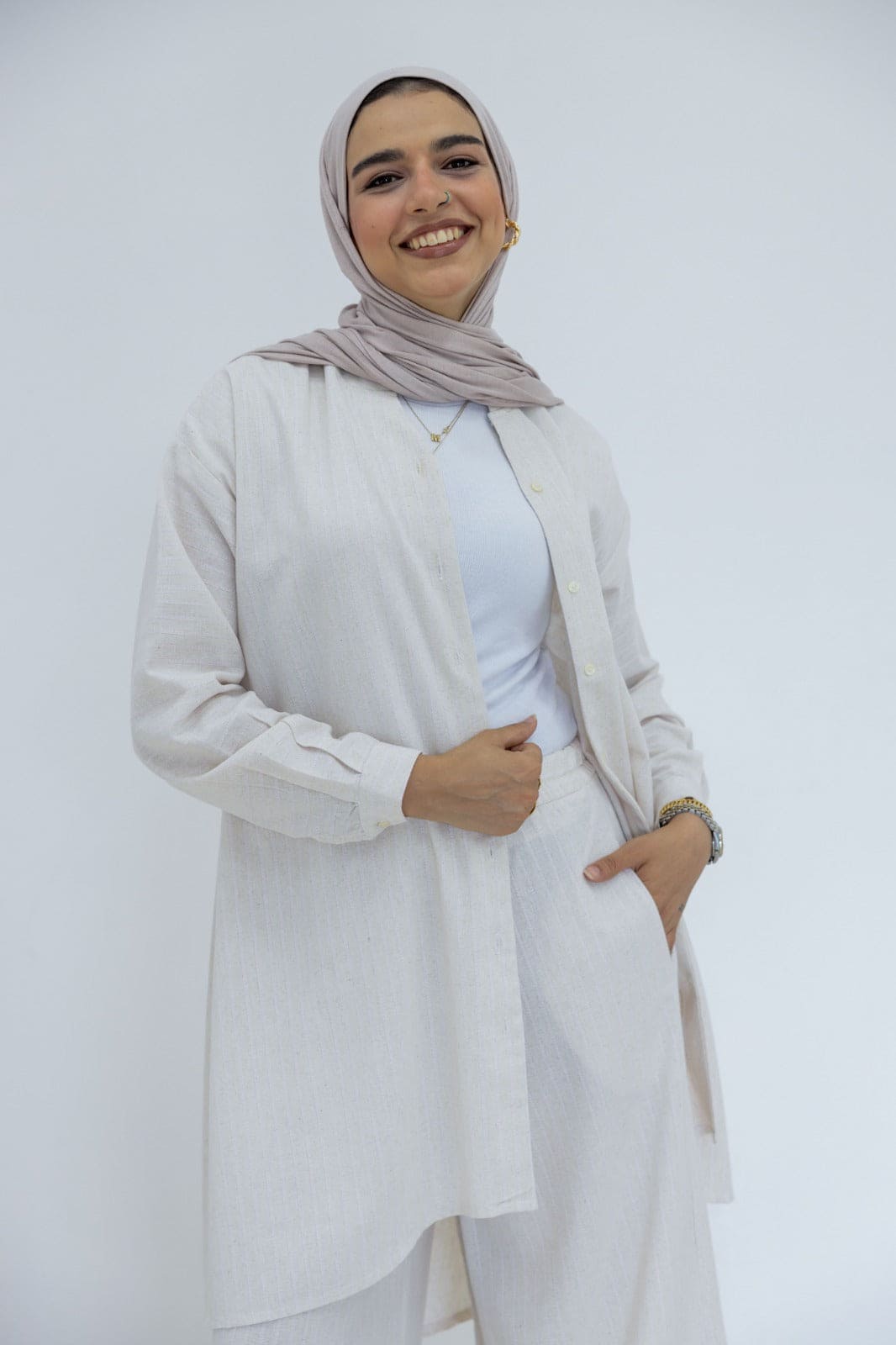 Ivory Flow Two-Piece Set