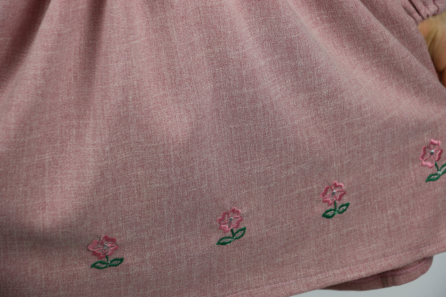 Linen Pink- Kids dress