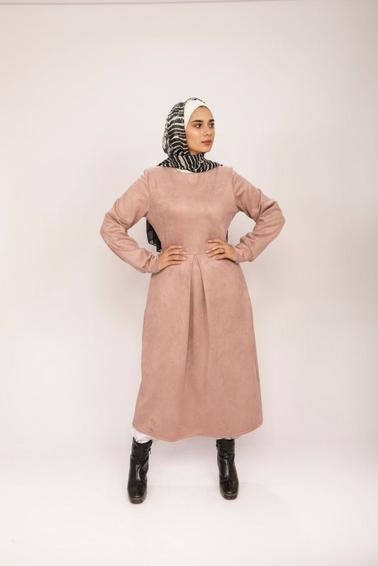 Chamois Short dress- Pink