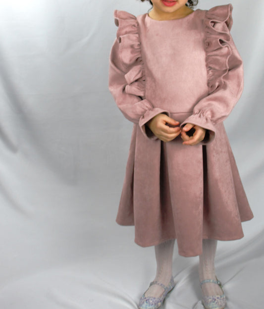 Pink Chamois- Kids dress